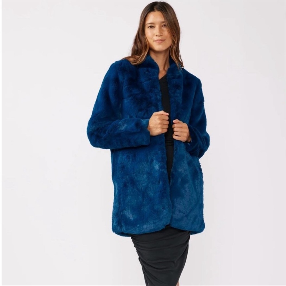 Lovestitch Deep Blue Teddy Jacket